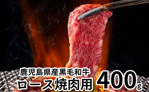 080-12 鹿児島県産黒毛和牛ロース焼肉用400g