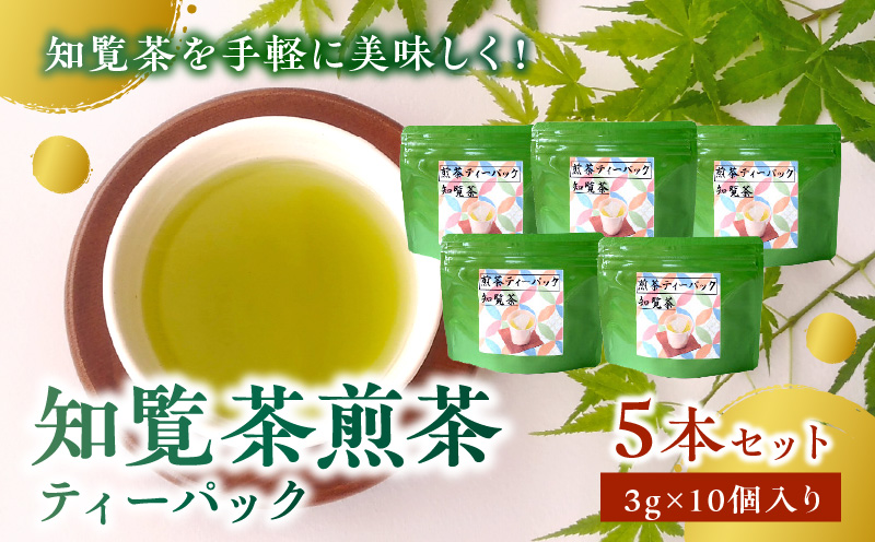 003-08 【片野坂製茶】知覧茶煎茶ティーパック